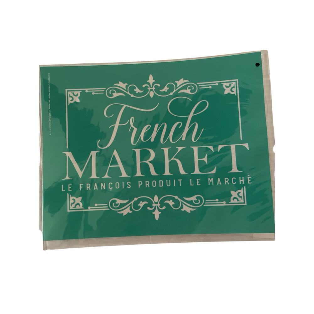 NWT Chalk Couture 8.5 x 11 French Market Reusable Transfer